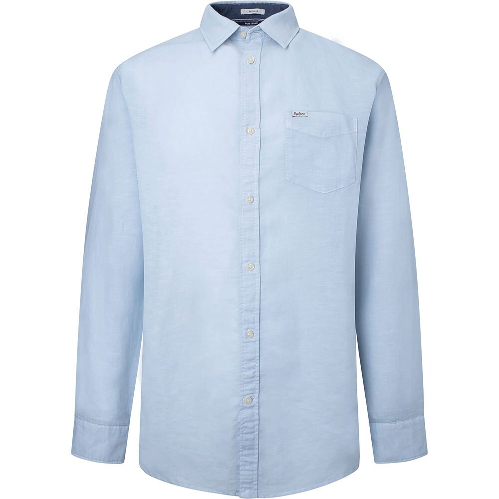 

Рубашка с длинным рукавом Pepe Jeans Parker, синий
