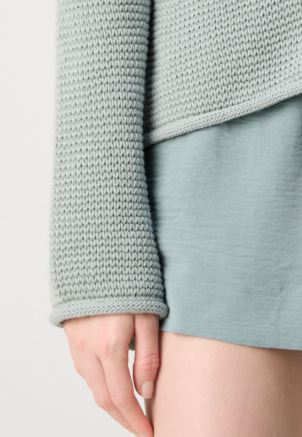 

Кардиган CARDIGAN LONGSLEEVE V NECK Marc O'Polo, светло-зеленый