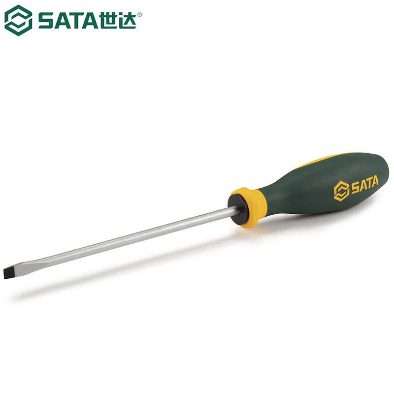 SATA 63705 G серия отвертка плоская с трехцветной ручкой 6x200MM