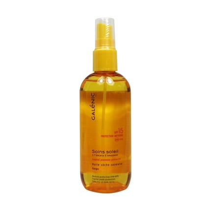 Sun Care Silky Dry Oil Spray для тела Spf 15, 150 мл, Galenic