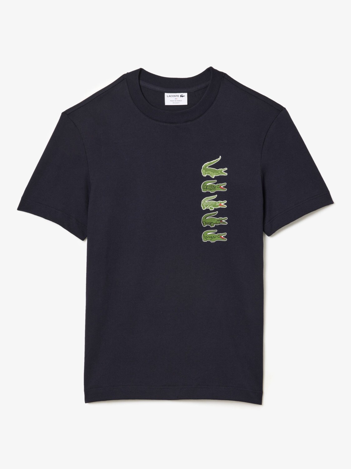 

Хлопковая футболка с круглым вырезом и логотипом Holiday Croc Lacoste, хде абы