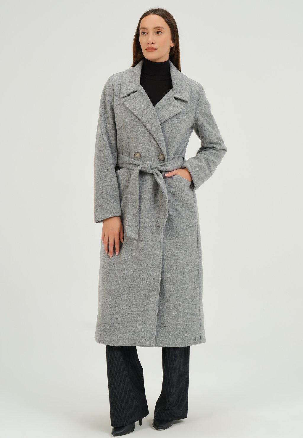 Пальто классическое Szajs Basics and More, цвет grey