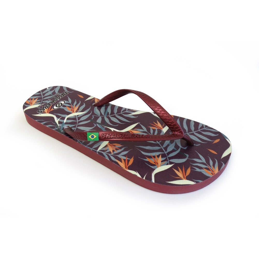 

Шлепанцы Brasileras Printed Tropicolo, красный