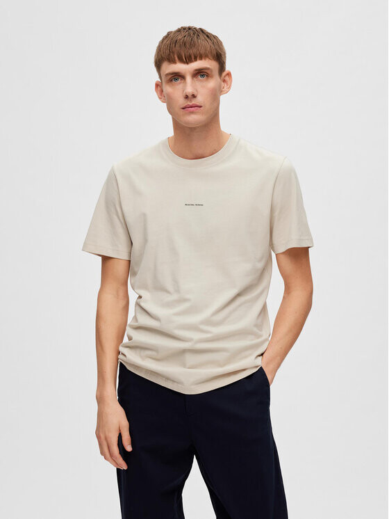 

Футболка стандартного кроя Selected Homme, серый