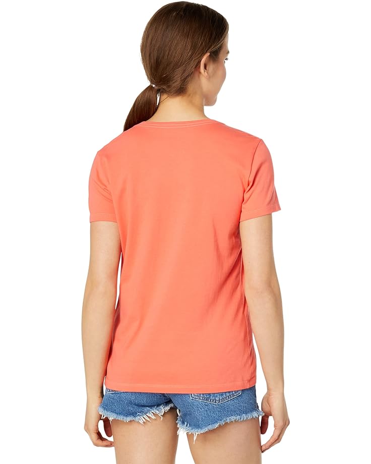 

Футболка Life is Good Wild At Heart Short Sleeve Crush Tee, цвет Mango Orange