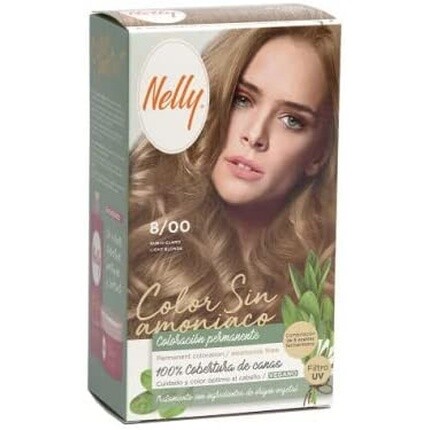 

Краска для волос без аммиака 8/00 Светло-русый, Nelly