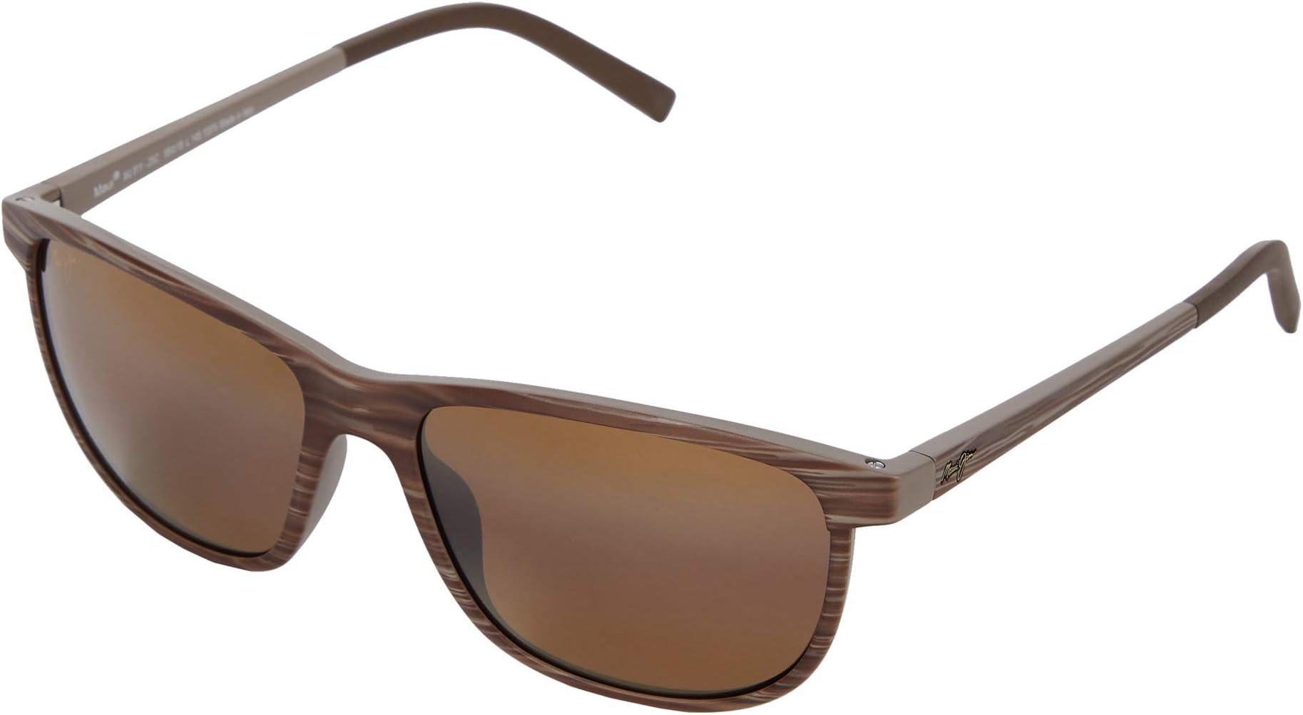 

Солнцезащитные очки Dragon's Teeth Maui Jim, цвет Brown Stripe