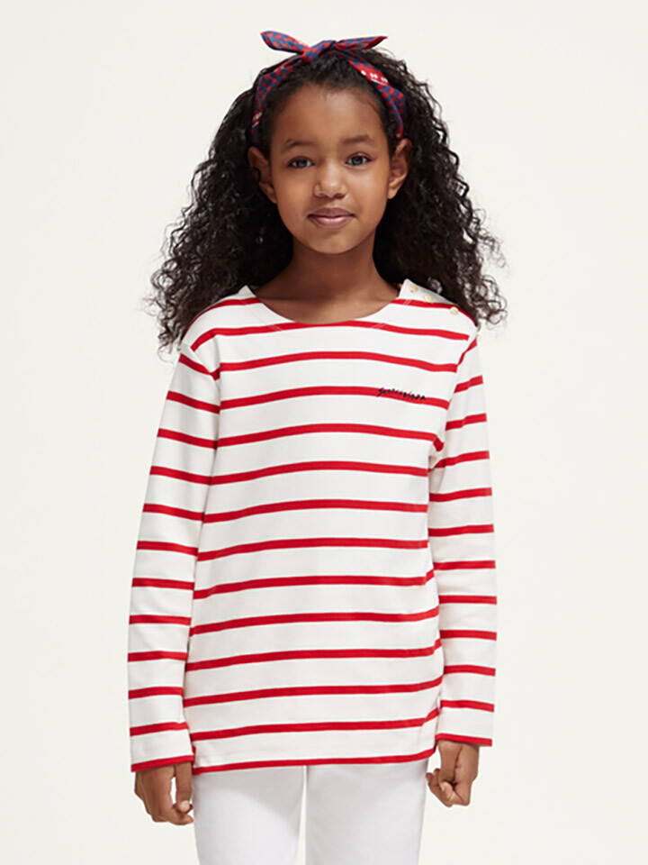 

Лонгслив Scotch & Soda, красный