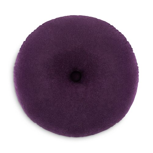 Декоративная подушка из хлопкового бархата, 18 x 18 дюймов Surya, цвет Purple
