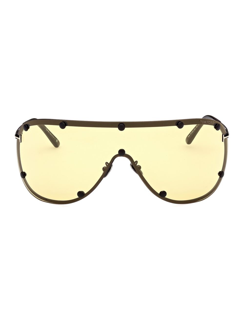 

Солнцезащитные очки 70MM Shield Metal Tom Ford, черный