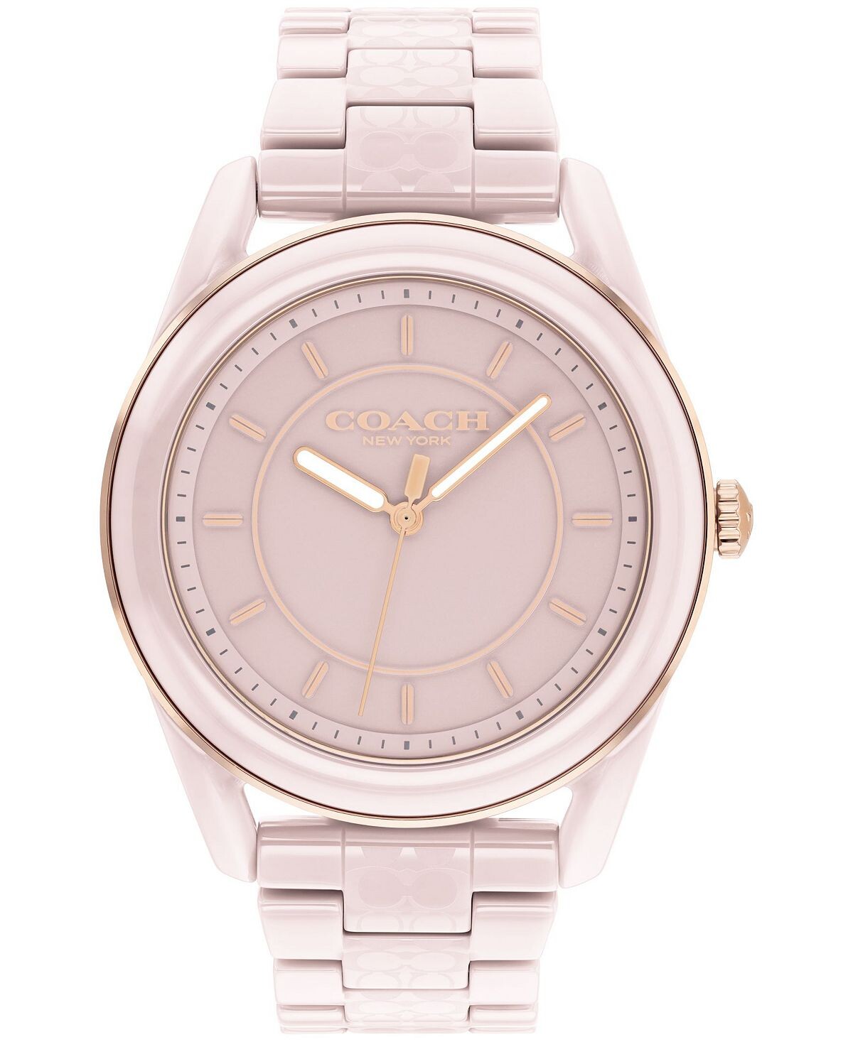 

Женские часы Preston Blush с керамическим браслетом 38 мм COACH