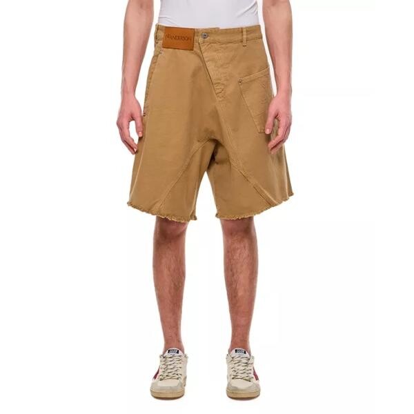 

Шорты twisted workwear shorts J.W. Anderson, коричневый