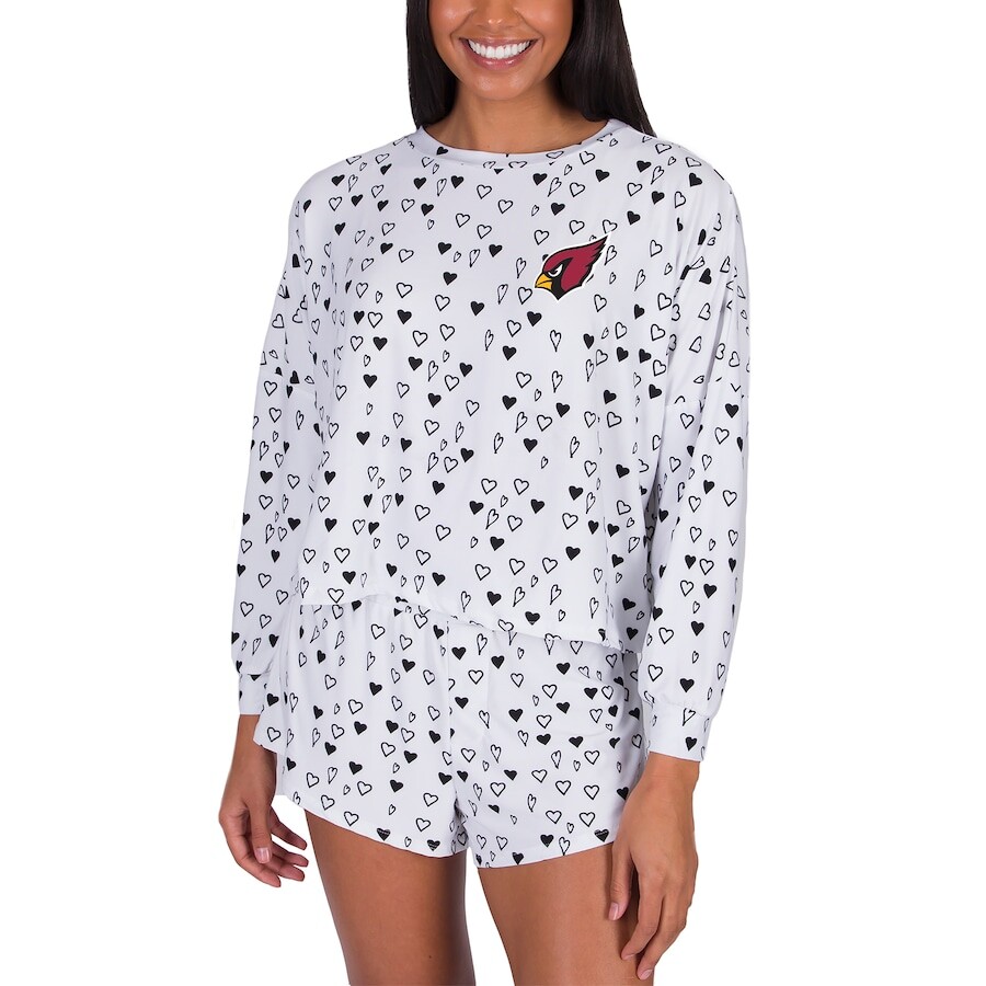 

Пижамный комплект Concepts Sport Arizona Cardinals, белый