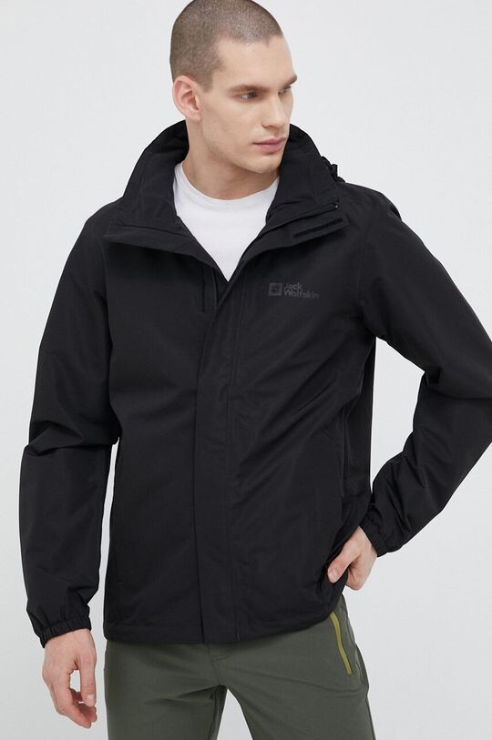 

Уличная куртка Stormy Point Jack Wolfskin, черный