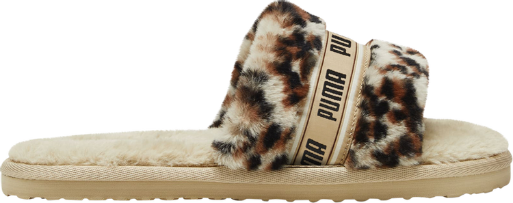 

Кроссовки Wmns Fluff Slide 'I Am The Drama - Putty Leopard', коричневый