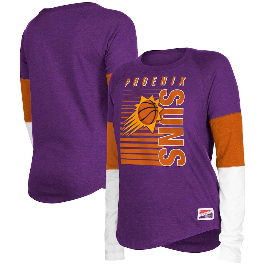 

Футболка с длинным рукавом New Era Phoenix Suns, фиолетовый