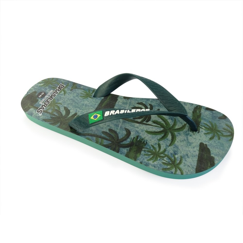 

Шлепанцы Brasileras Printed 20 Safari, зеленый