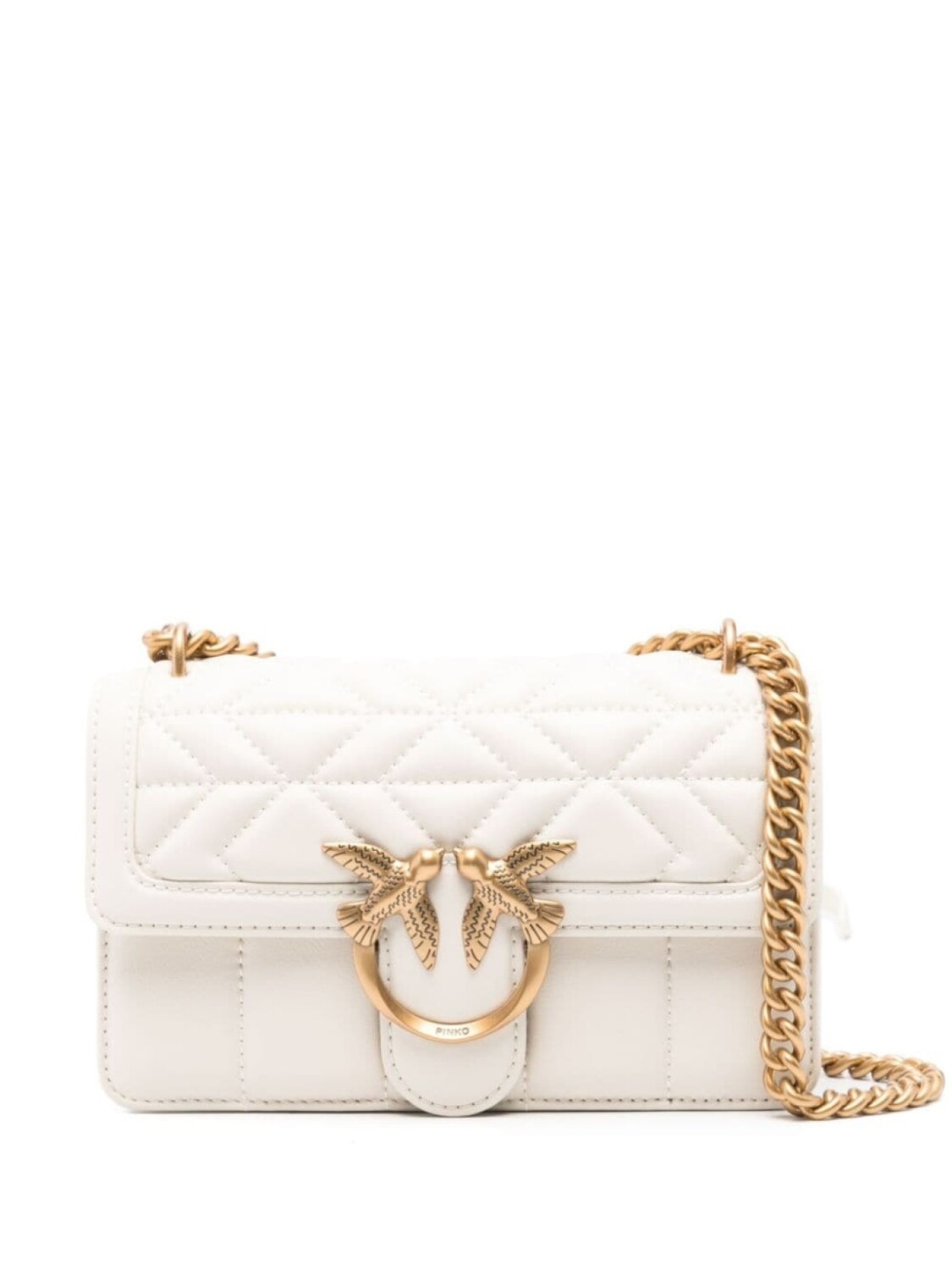 

Сумка через плечо PINKO mini Love One, белый