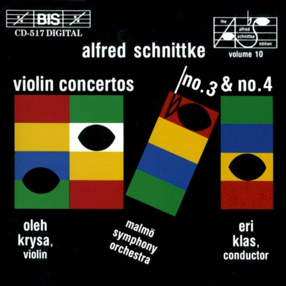 

Диск CD Schnittke: Violin Concertos Nos. 3 & 4 - Alfred Schnittke, Eri Klas, Oleh Krysa, Malmö Symphony Orchestra