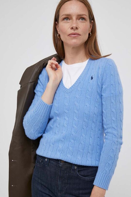 

Шерстяной свитер Polo Ralph Lauren, синий