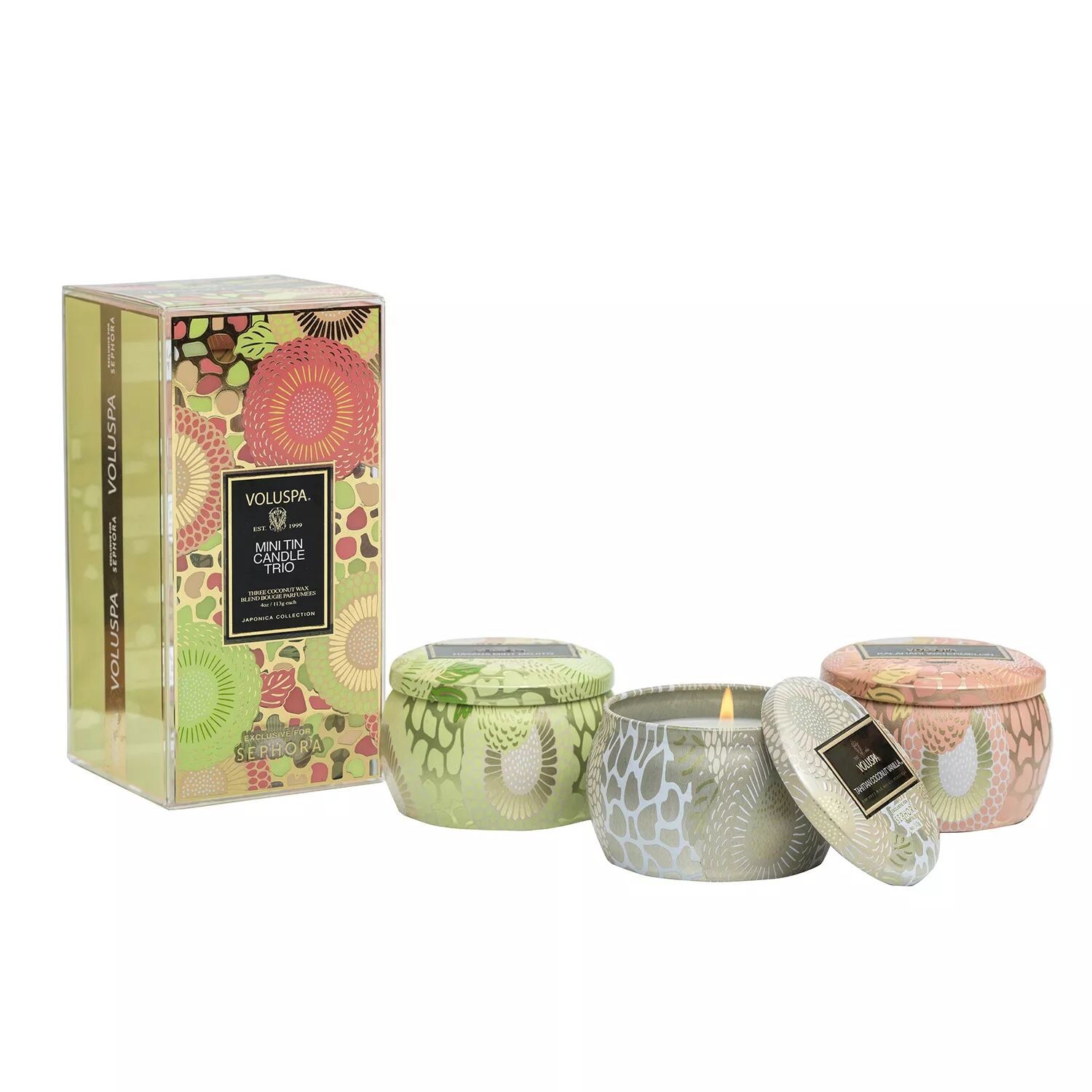 

Набор оловянных свечей Voluspa Mini Spring