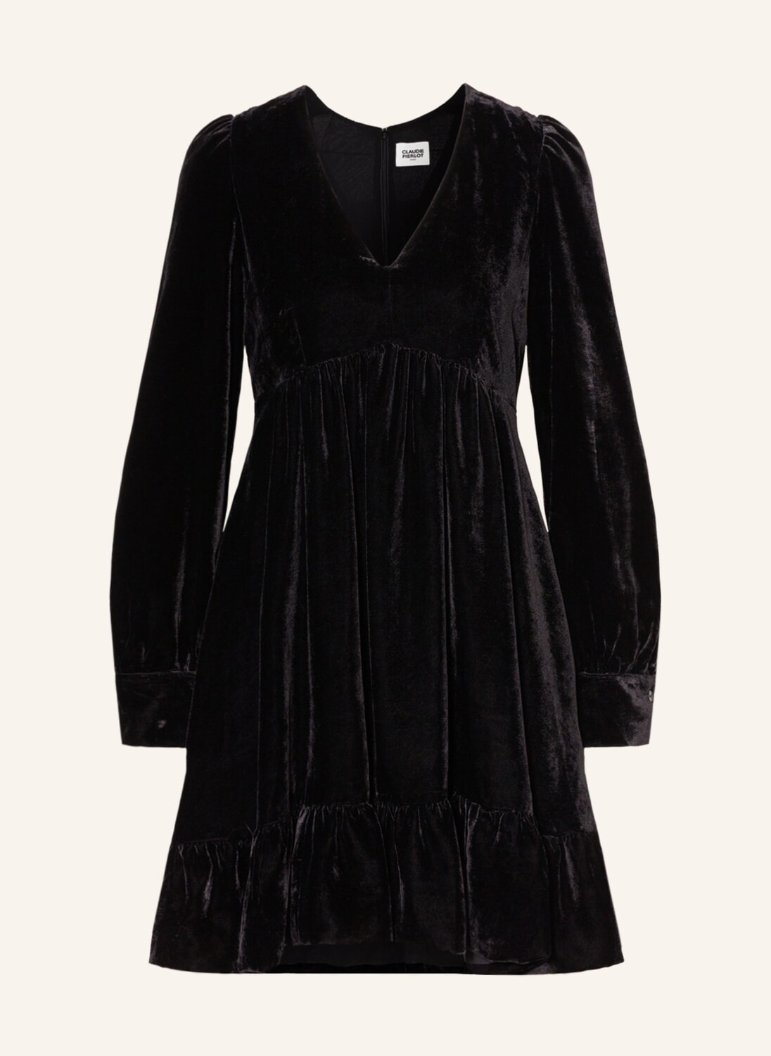 

Платье CLAUDIE PIERLOT mit Rüschen, черный