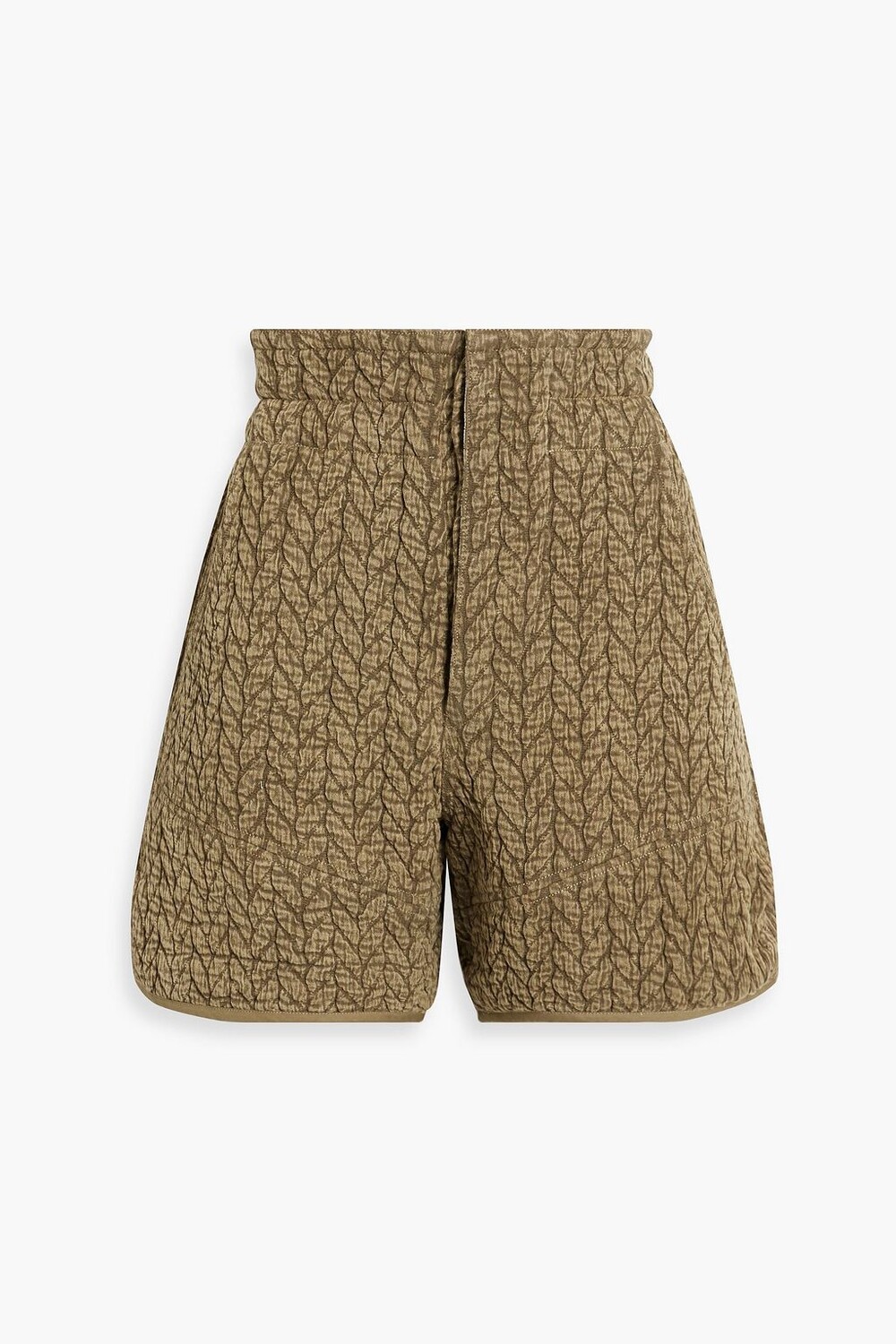 

Стеганые шорты Fesy из хлопка и матлассе ISABEL MARANT ÉTOILE, грибной