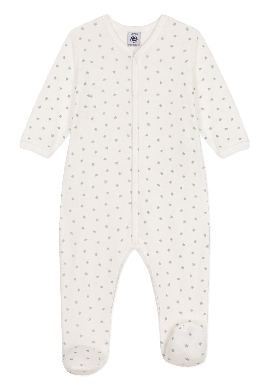 

Пижама Petit Bateau, цвет marshmallow herbier