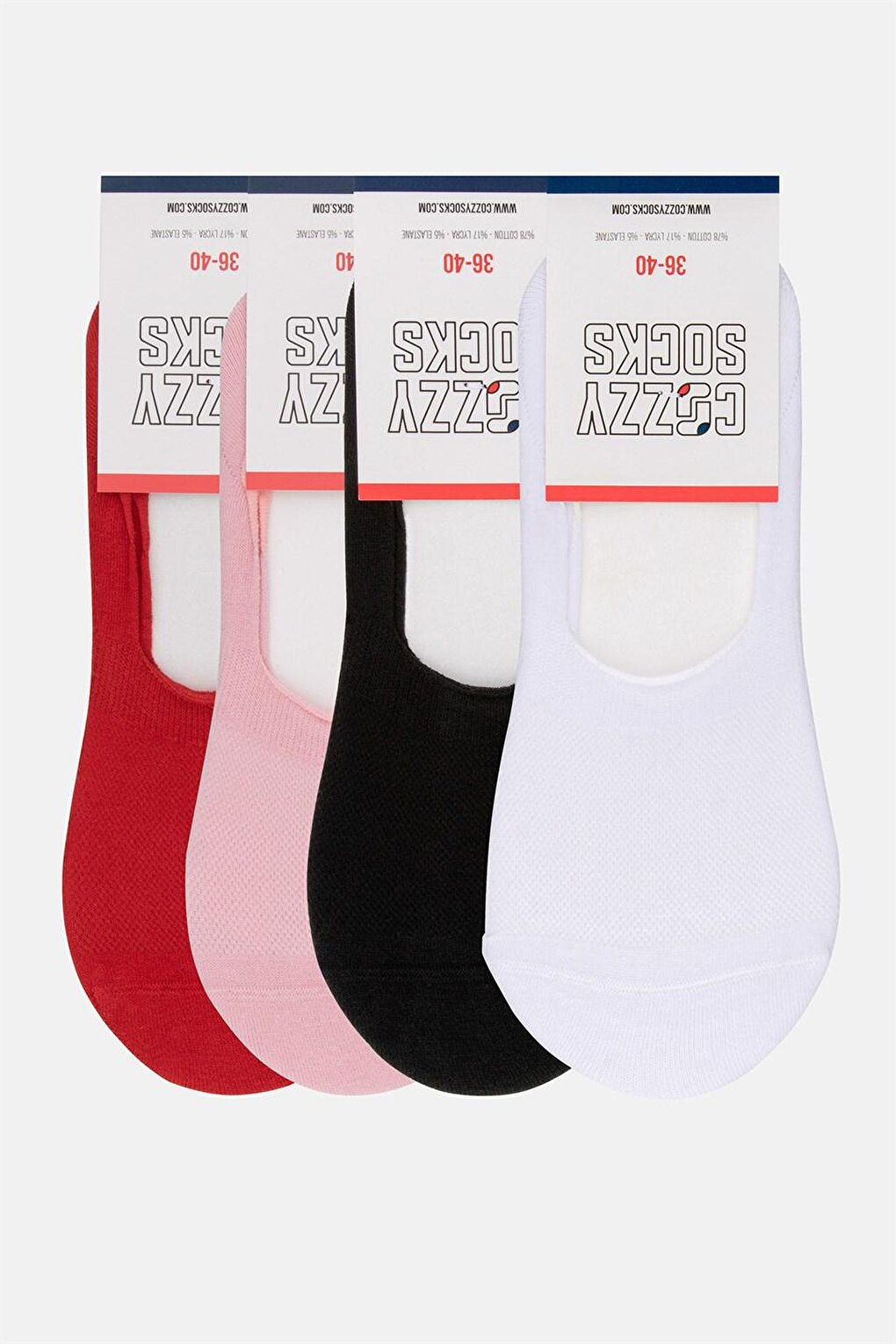 Набор из 4 носков-балерин Cozzy Socks