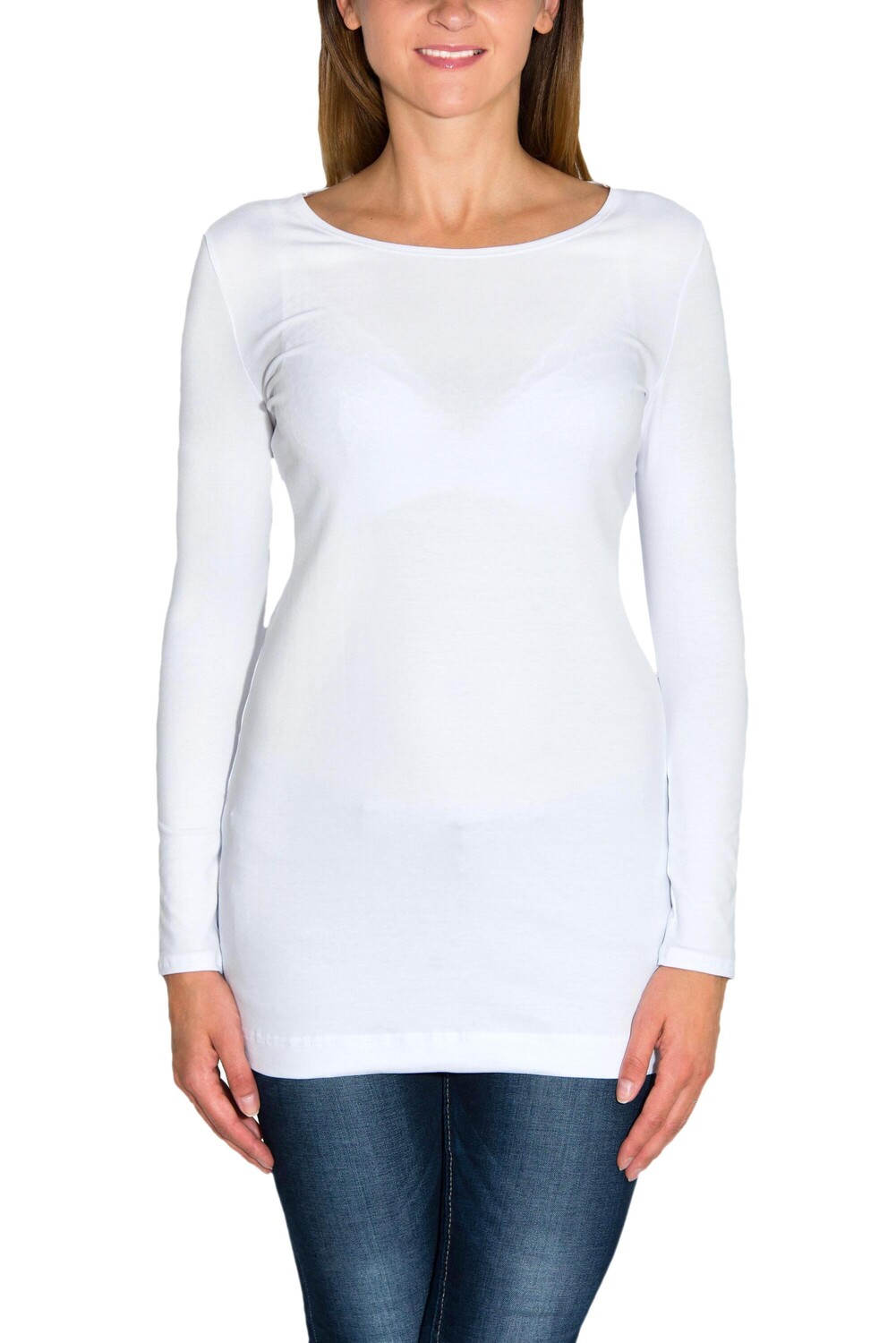 

Блуза Alkato Langarmshirt, белый