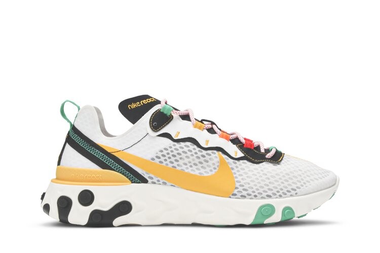 

Кроссовки Nike React Element 55 'Sunburst', белый