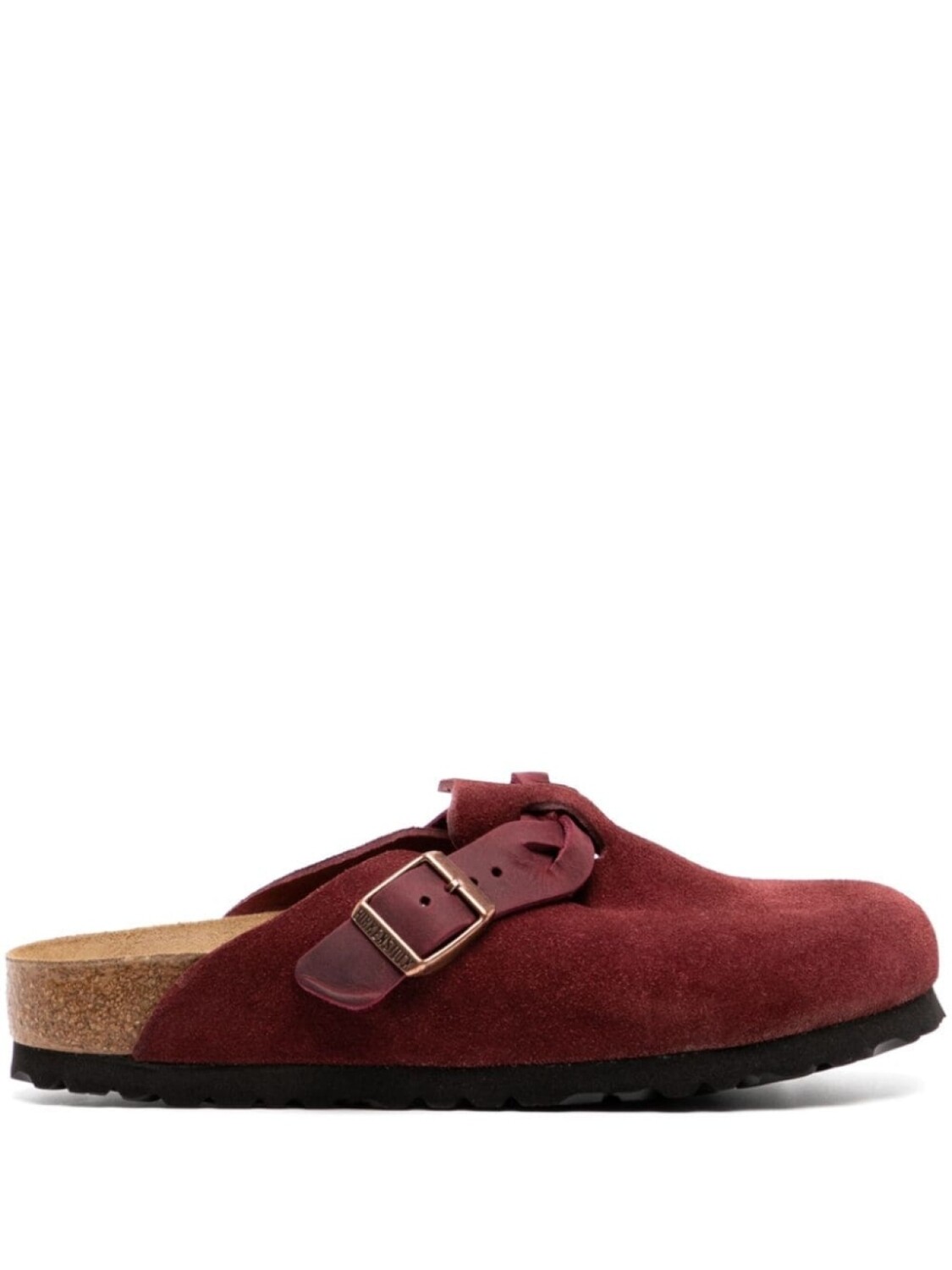 

Birkenstock бостонские замшевые сабо, красный