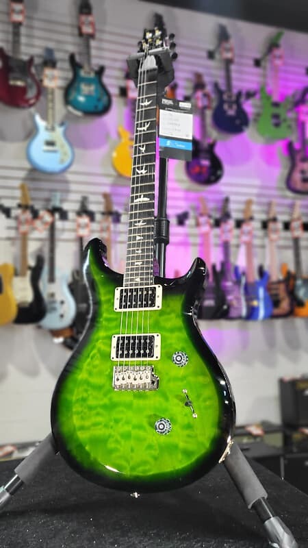 

Электрогитара PRS S2 Custom 24 Quilt Top w/ Ebony Board Eriza Verde Burst!