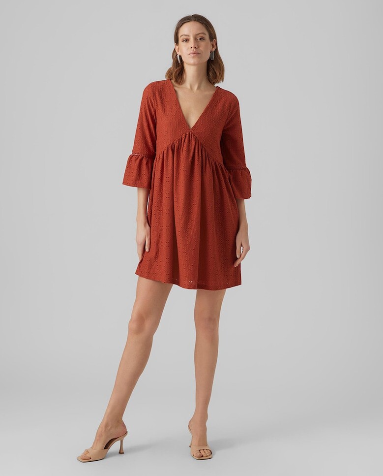 

Короткое струящееся женское платье Vero Moda