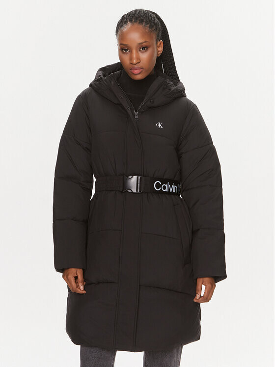 

Пуховик стандартного кроя Calvin Klein, черный