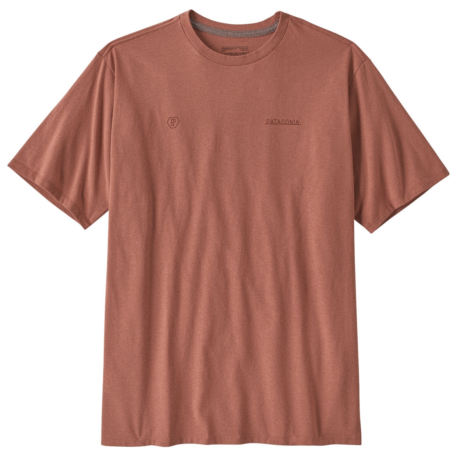 

Футболка Patagonia Forge Mark Responsibili Tee, цвет Sienna Clay