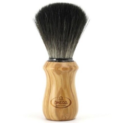 

Рукоятка для бритья из синтетического волокна серии Omega Hi-Brush из оливкового дерева