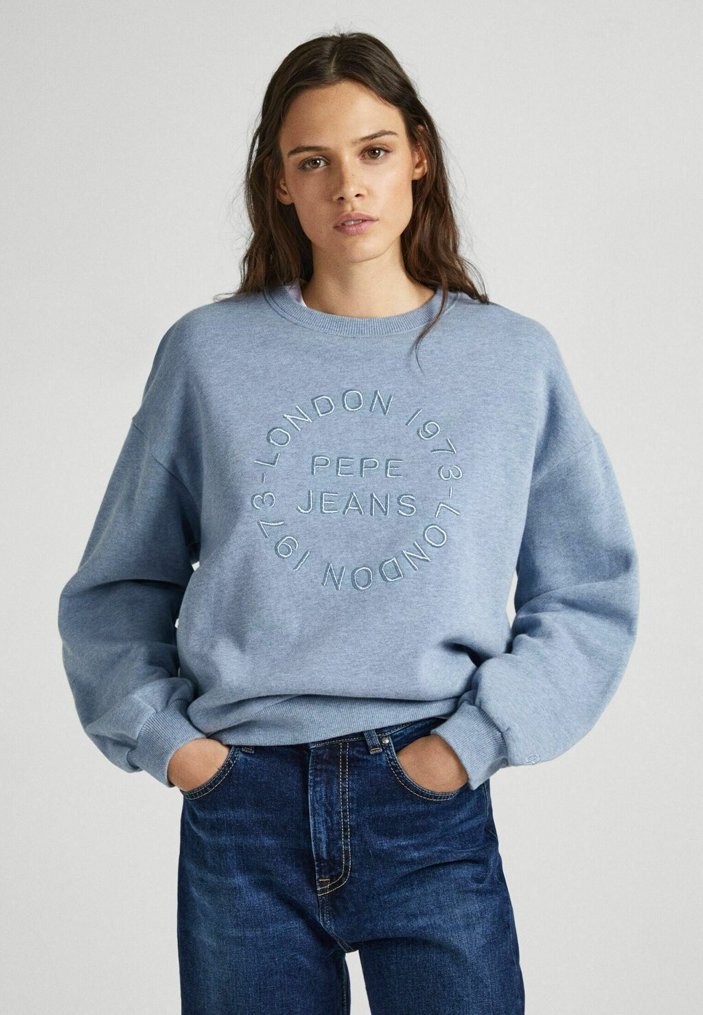 

Толстовка CARA Pepe Jeans, цвет steel blue