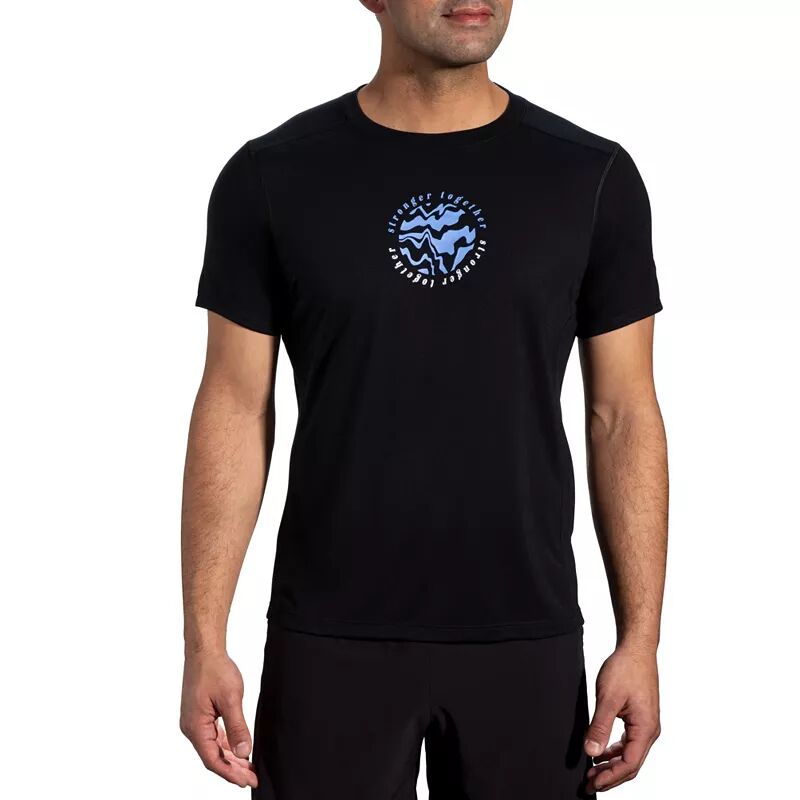 Мужская футболка Brooks Empower Her Distance с короткими рукавами 3.0, черный