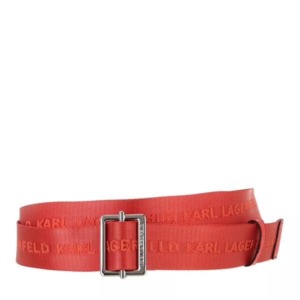

Ремень k/webbing belt a725 tangerine Karl Lagerfeld, красный