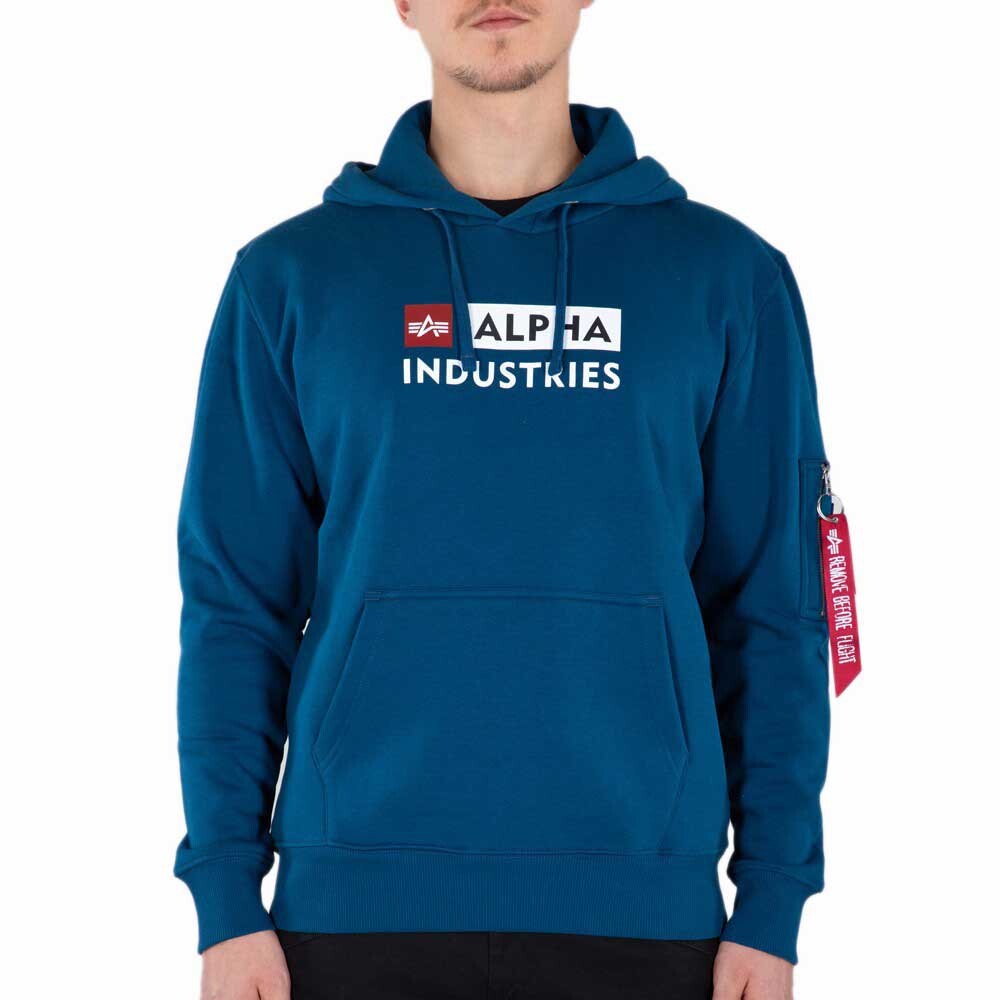 

Свитер Alpha Industries Block-Logo, синий