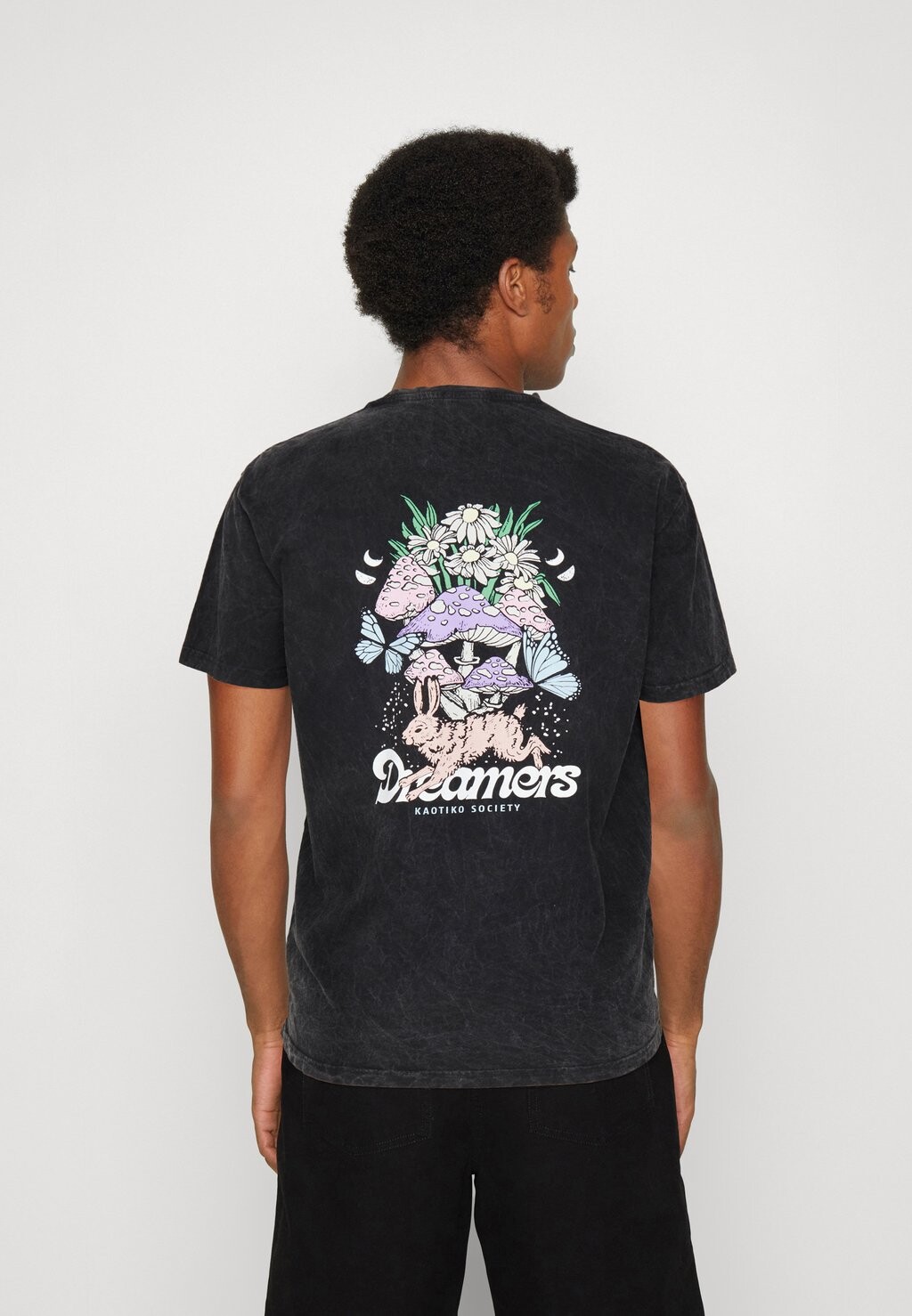 

Футболка с принтом DREAMERS UNISEX Kaotiko, черный