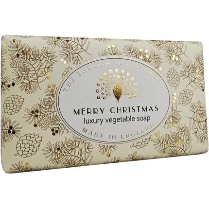 

Мыло English Soap Company Праздничное мыло 190г Merry Christmas Christmas Greenery The English Soap Company