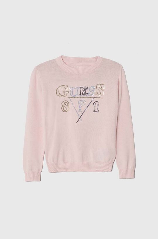 

Шерстяной свитер для мальчика Guess, розовый
