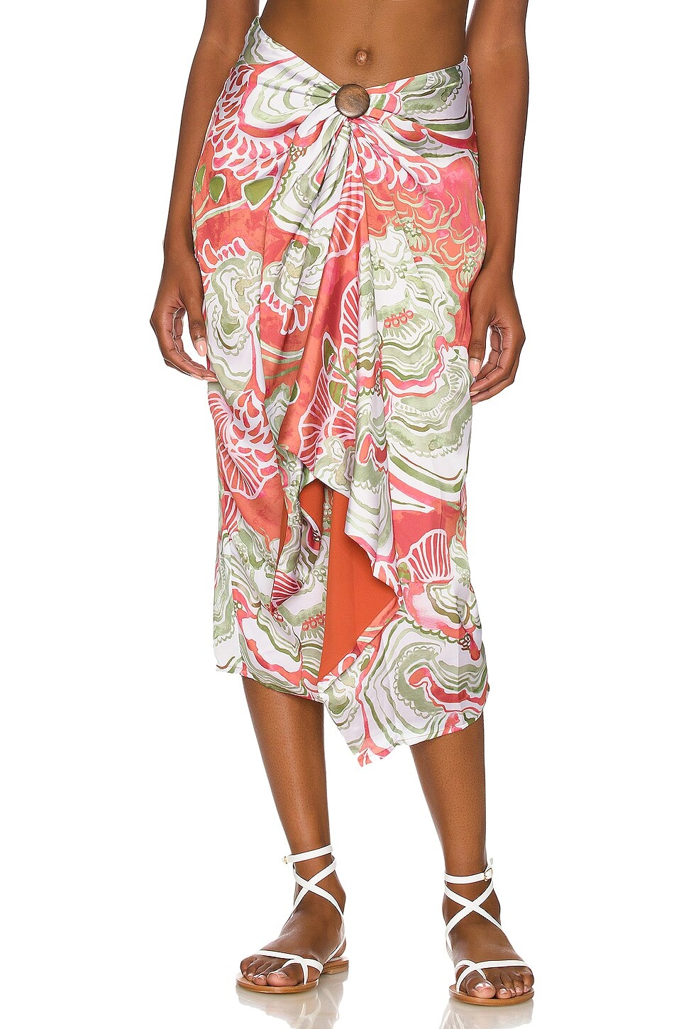 

Юбка Andrea Iyamah Behati, цвет Abstract Mushroom Print
