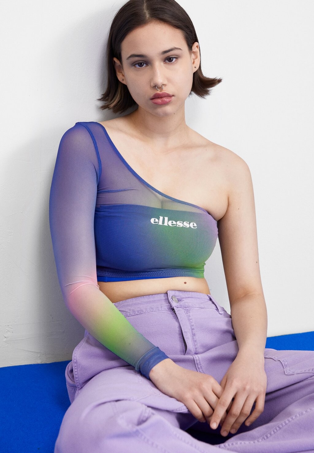 

Рубашка с длинным рукавом Ellesse, синий