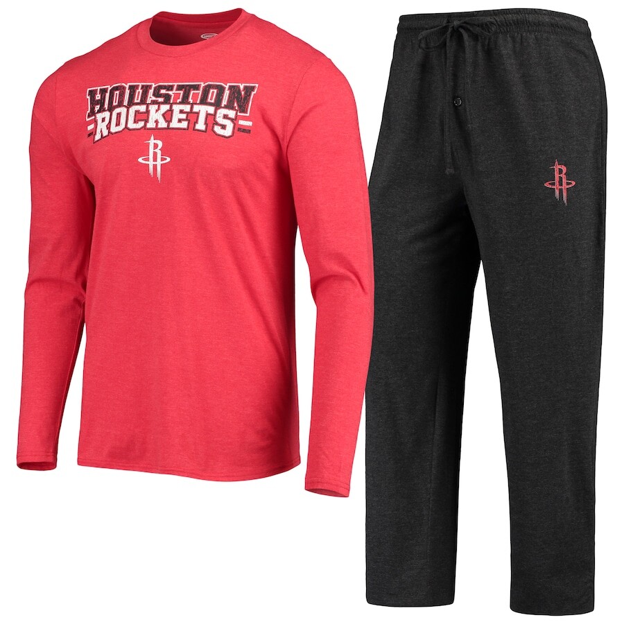 

Пижамный комплект Concepts Sport Houston Rockets, черный