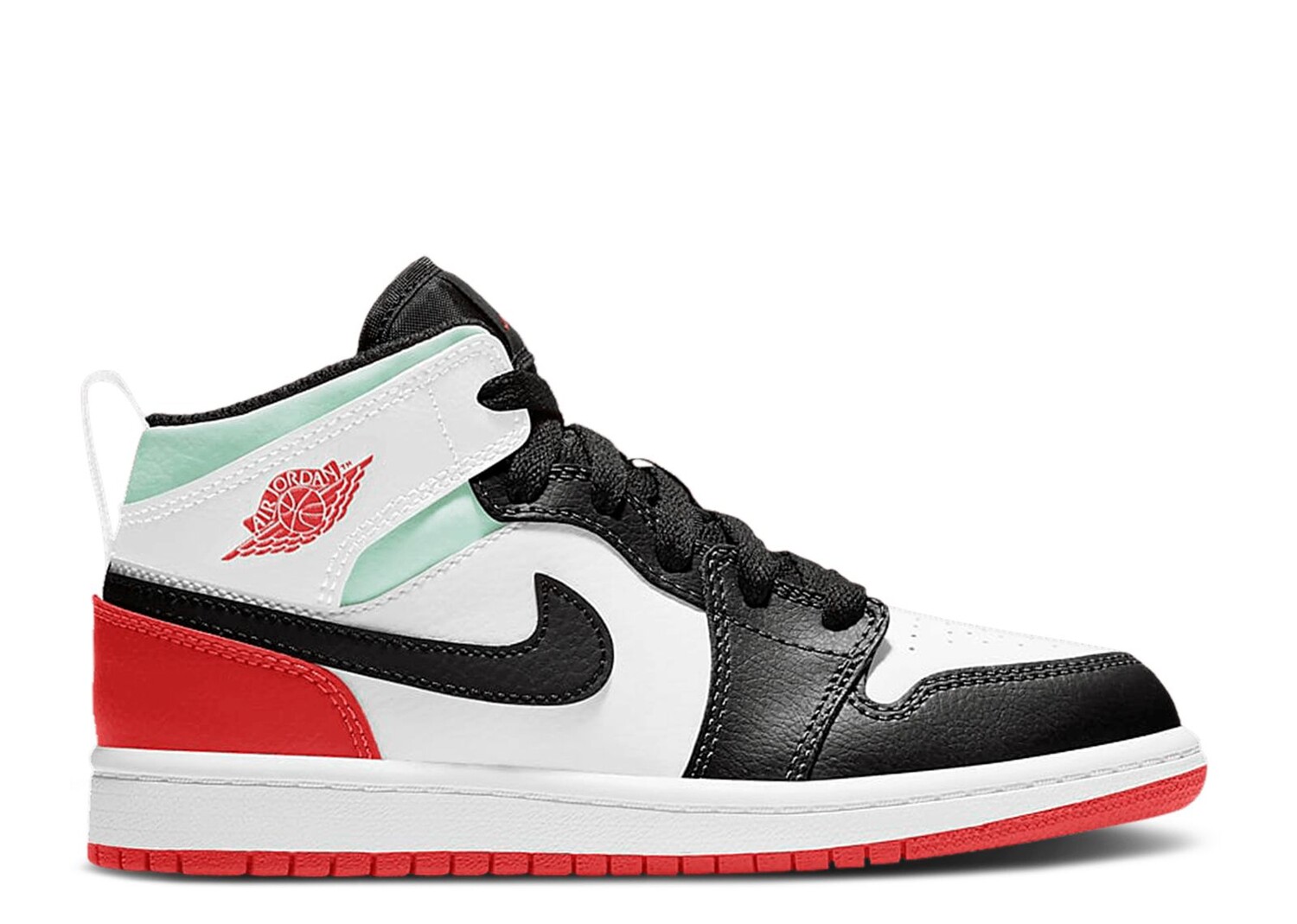 

Кроссовки Air Jordan Air Jordan 1 Mid Se Ps 'Red Black Toe', красный