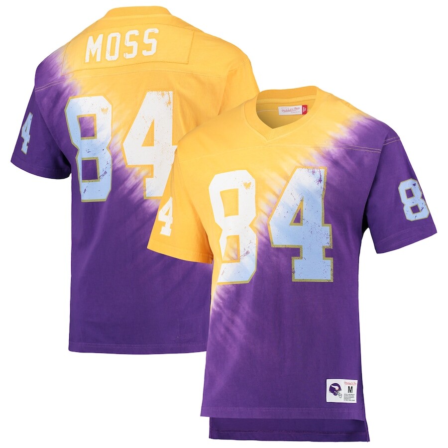 

Футболка с именем и номером Mitchell & Ness Minnesota Vikings, золотой
