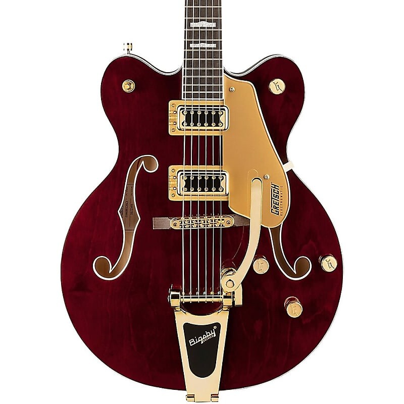 

Электрогитара Gretsch Guitars G5422TG Electromatic Classic Hollowbody Double-Cut With Bigsby and Gold Hardware Electric Guitar Walnut Stain, Коричневый
